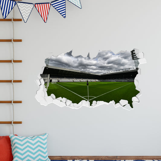 Newcastle United Football Club - Stadium From Corner Flag Broken Wall