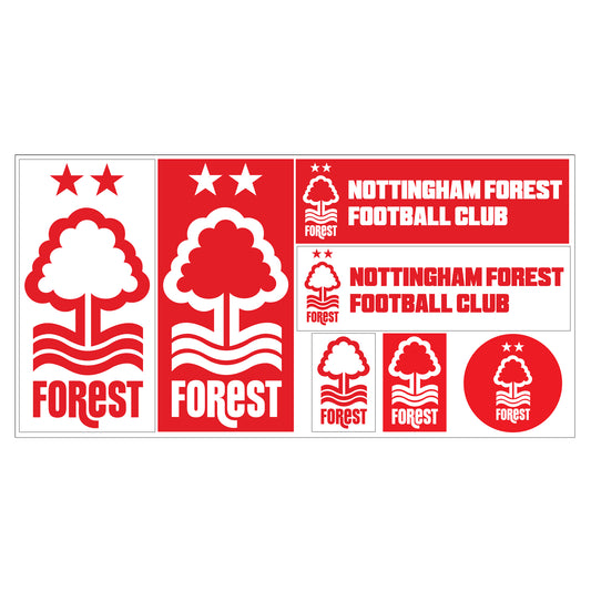 Nottingham Forest Football Club - Decal Sticker Set