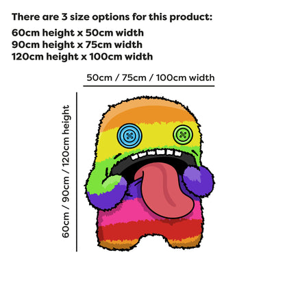 Fuggler Wall Sticker - Oogah Boogah Rainbow Decal Wall Art