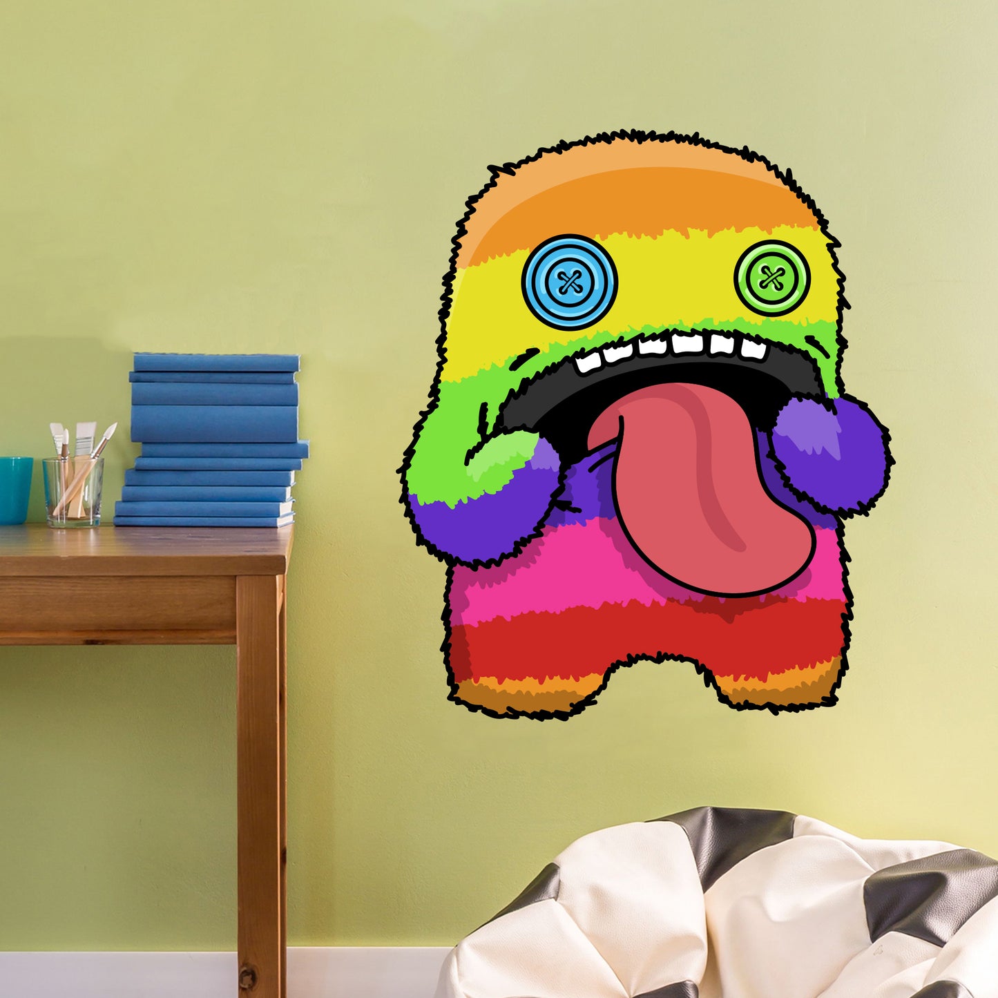 Fuggler Wall Sticker - Oogah Boogah Rainbow Decal Wall Art