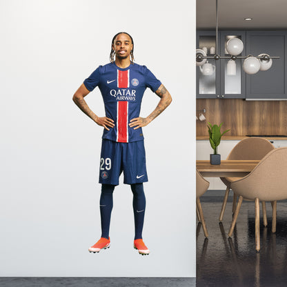 Paris Saint-Germain F.C. Barcola 24-25 Player Wall Sticker