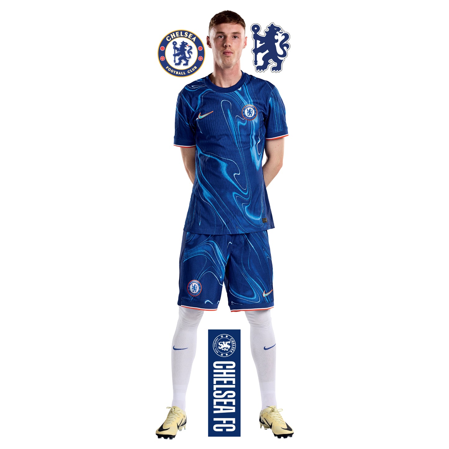 Chelsea FC - Palmer 24/25 Wall Sticker + CFC Decal Set