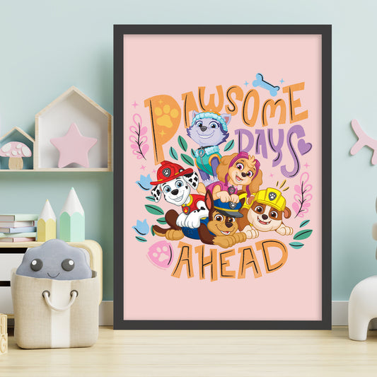 Paw Patrol Print - Pawsome Days Ahead Poster Wall Art