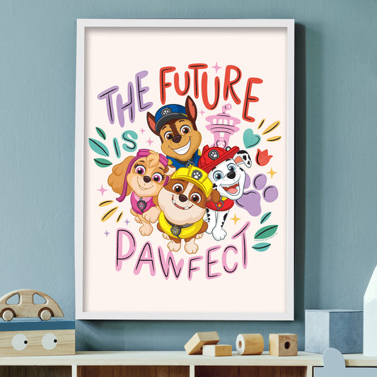 Paw Patrol Print - The Future Is Pawfect Poster Wall Art