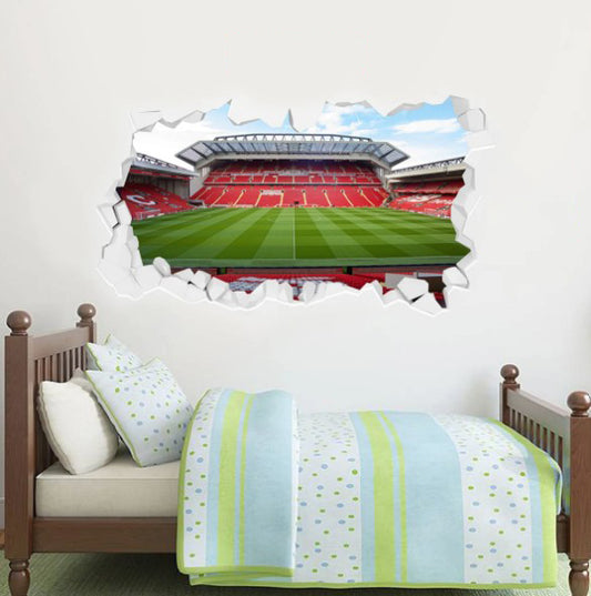 Liverpool Football Club Anfield Stadium (The Mainstand) Broken Wall Sticker