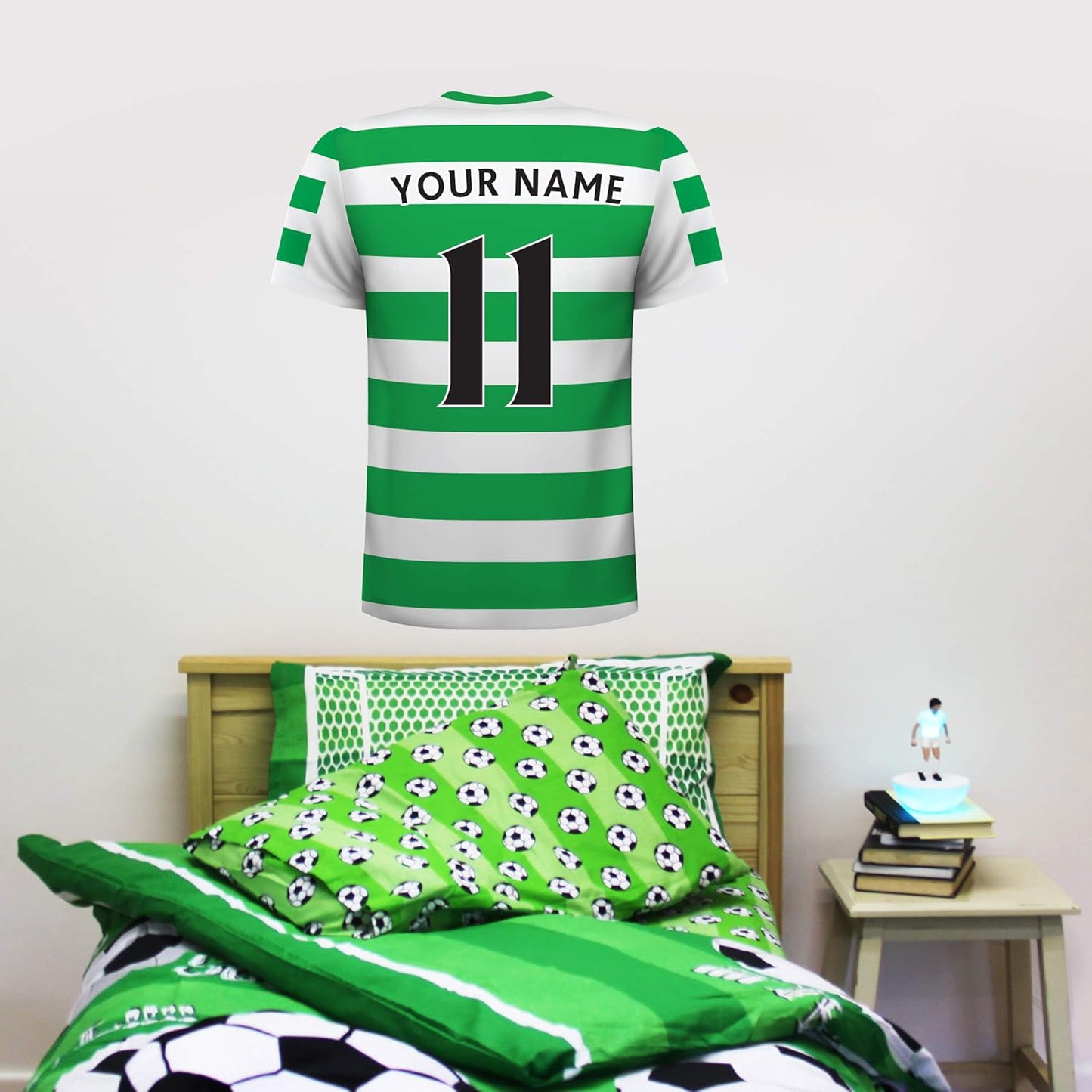 Celtic Football Club - Personalised Football Shirt Wall Sticker