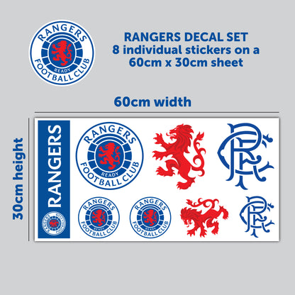 Rangers Football Club - Decal Sticker Set