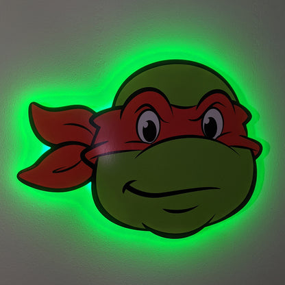 Teenage Mutant Ninja Turtles Raph LED Backlit Wallpop