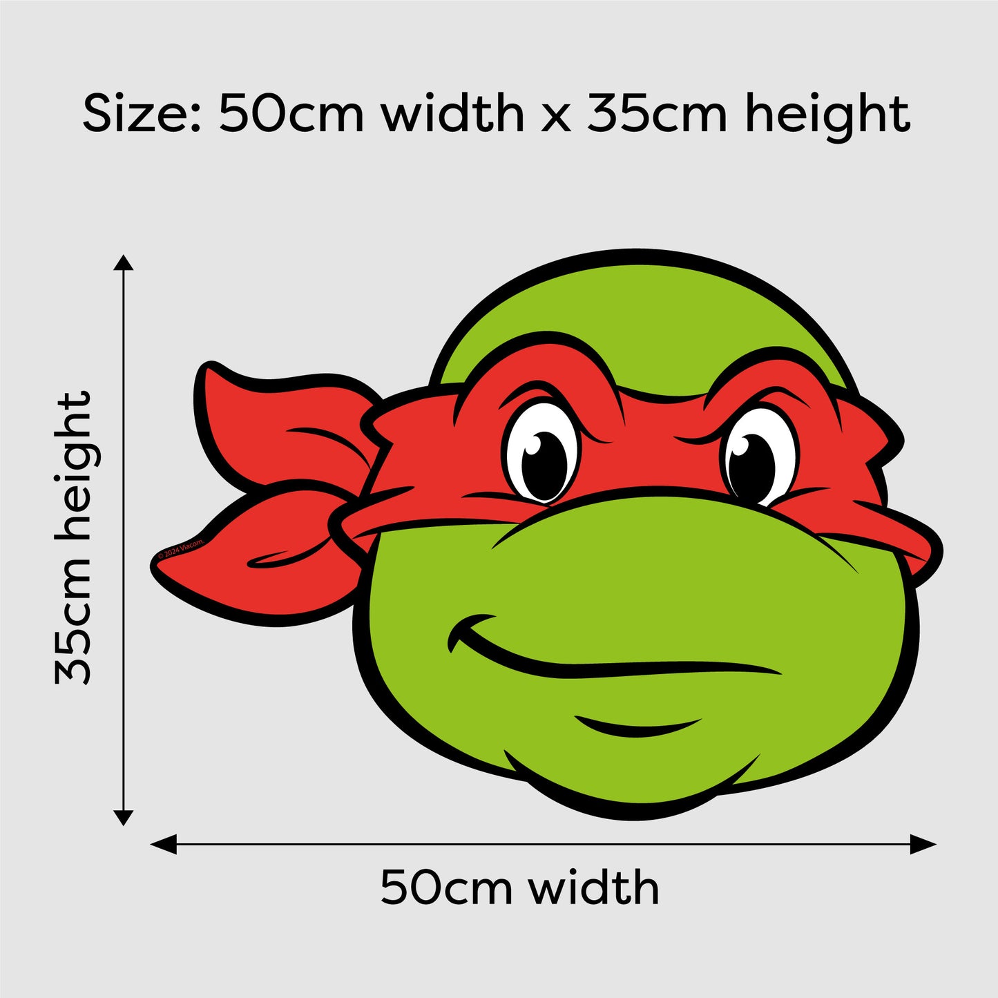 Teenage Mutant Ninja Turtles Raph LED Backlit Wallpop