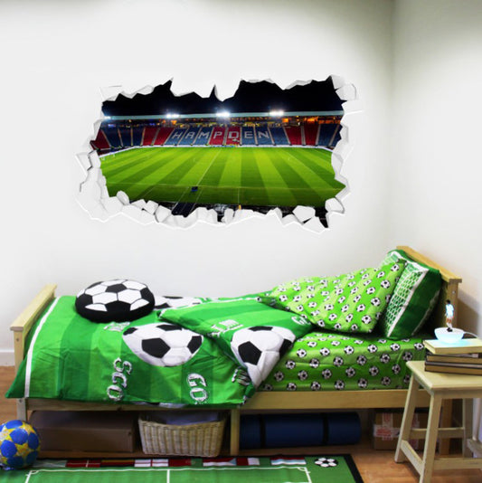 Scotland National Team - Hampden Park Stadium Broken Wall Sticker