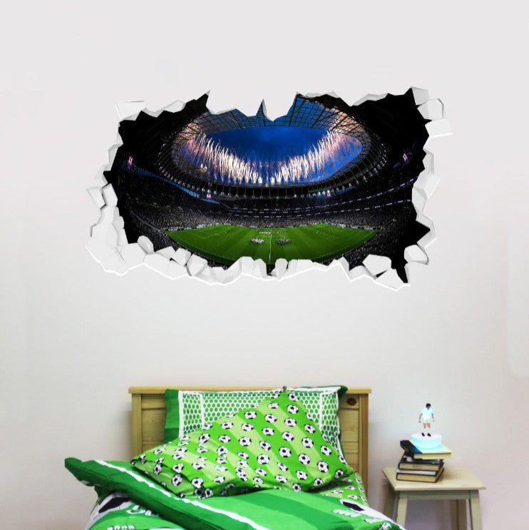 Tottenham Hotspur Football Club - Stadium Broken Wall Mural (Inside Fireworks)