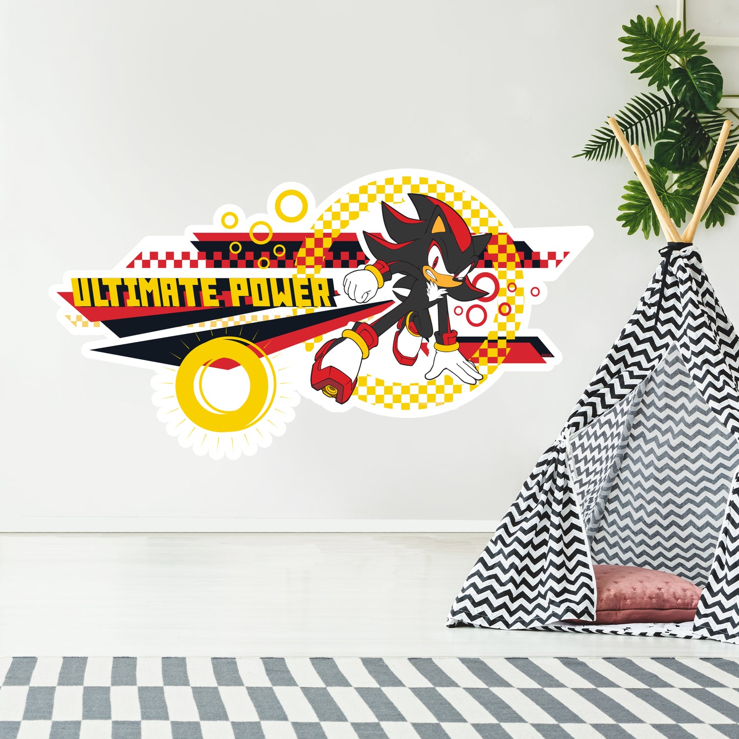 Sonic The Hedgehog Wall Sticker - Shadow Ultimate Power Wall Art