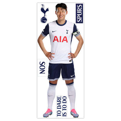 Tottenham Hotspur FC - Son Heung-min 24-25 Player Cutout Wall Sticker + Spurs Decal