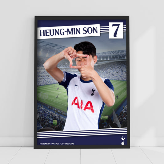 Tottenham Hotspur Print - Heung-Min Son 24-25 Poster Wall Art