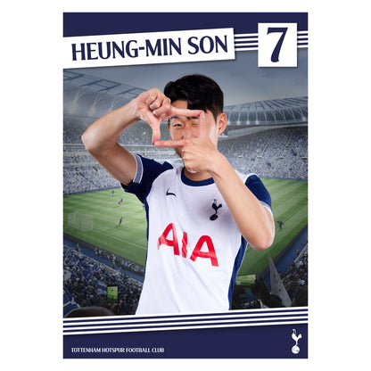 Tottenham Hotspur Print - Heung-Min Son 24-25 Poster Wall Art