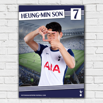 Tottenham Hotspur Print - Heung-Min Son 24-25 Poster Wall Art