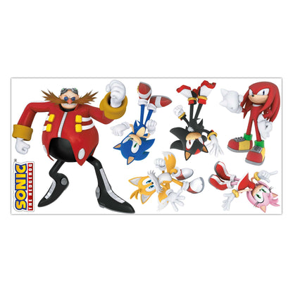 Sonic The Hedgehog Wall Sticker - Sonic 6 Character Set Wall Art