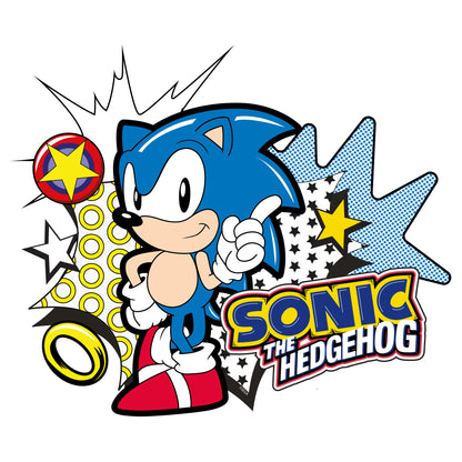 Sonic The Hedgehog Wall Sticker - Sonic Comic Pop Wall Art