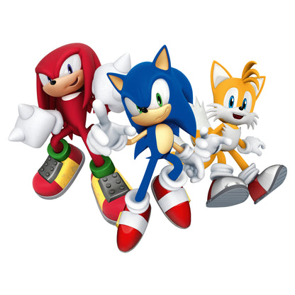 Sonic The Hedgehog Wall Sticker - Sonic Knuckles and Tails in Air Wall Art