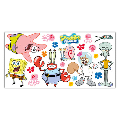 SpongeBob Wall Sticker - 7 Character Set Decal Wall Art