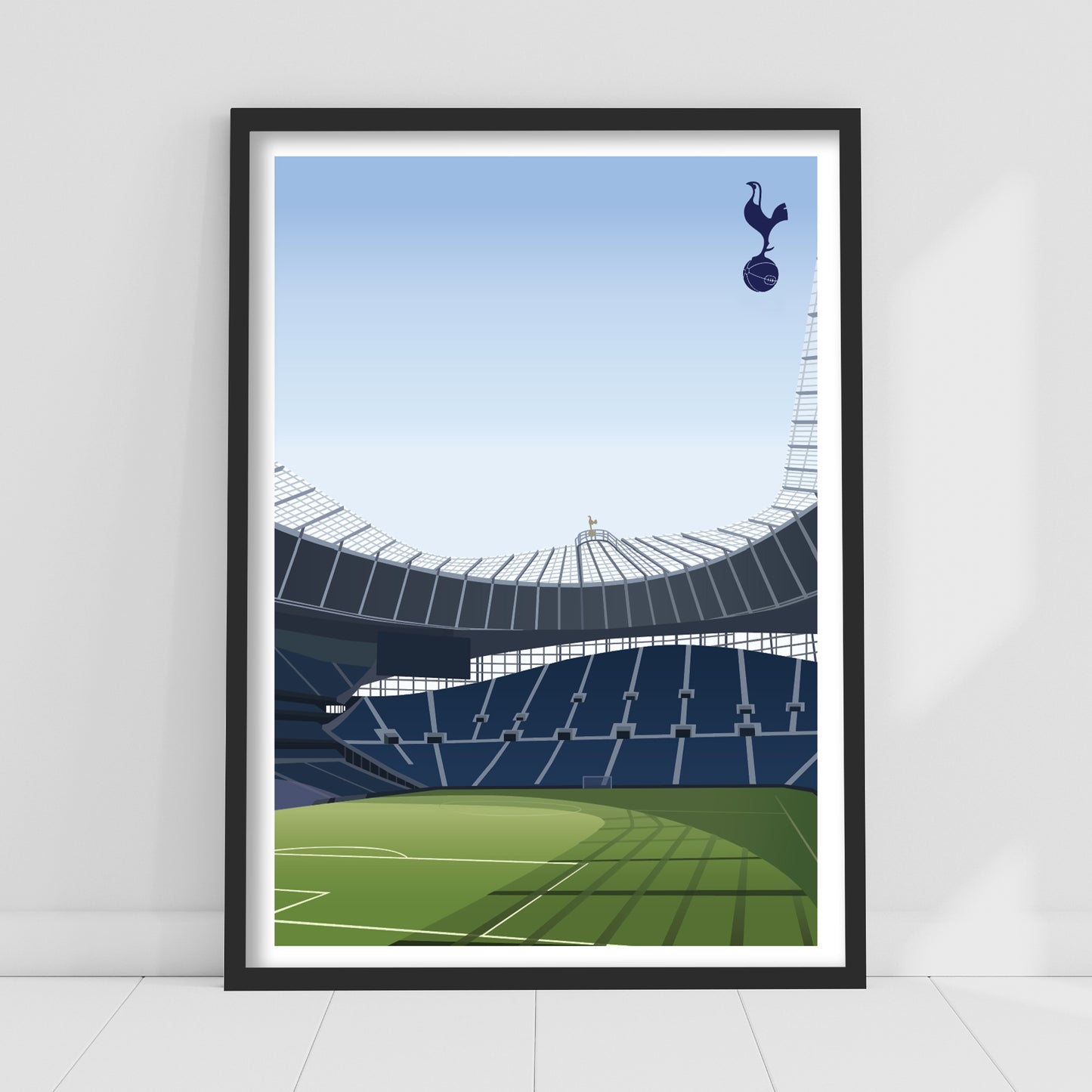 Tottenham Hotspur Print - Stadium From Corner Illustration Poster