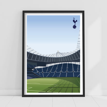 Tottenham Hotspur Print - Stadium From Corner Illustration Poster