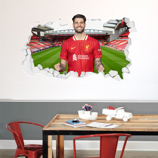 Liverpool FC Wall Sticker - Szoboszlai 24/25 Broken Wall