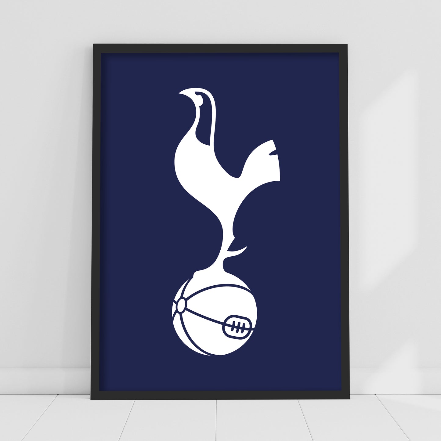 Tottenham Hotspur Football Club Print - White Crest Poster