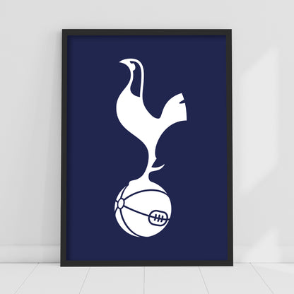 Tottenham Hotspur Football Club Print - White Crest Poster