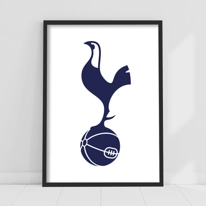 Tottenham Hotspur Football Club Print - Navy Crest Poster