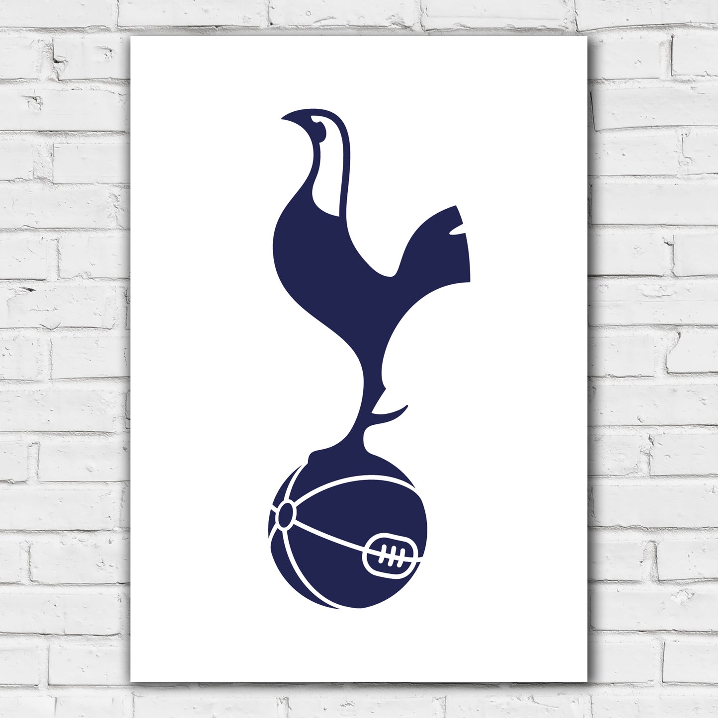 Tottenham Hotspur Football Club Print - Navy Crest Poster