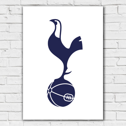 Tottenham Hotspur Football Club Print - Navy Crest Poster