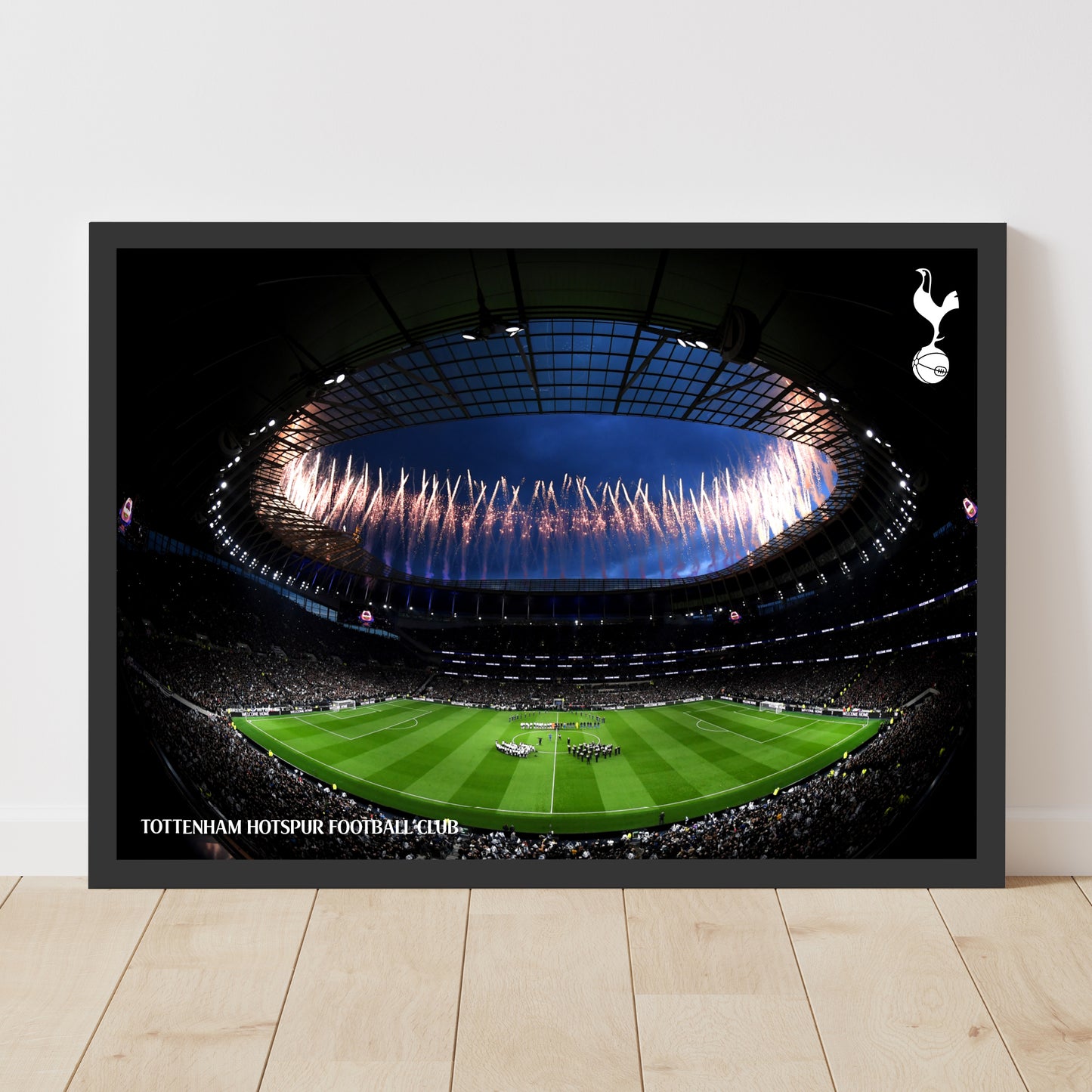 Tottenham Hotspur Print - Fireworks Stadium Poster Wall Art