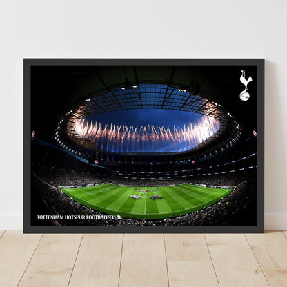 Tottenham Hotspur Print - Fireworks Stadium Poster Wall Art