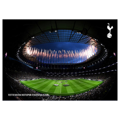 Tottenham Hotspur Print - Fireworks Stadium Poster Wall Art