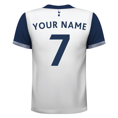 Tottenham Hotspur Football Club - Personalised Football Shirt Wall Sticker 24/25 + Tottenham Hotspur Crest Set