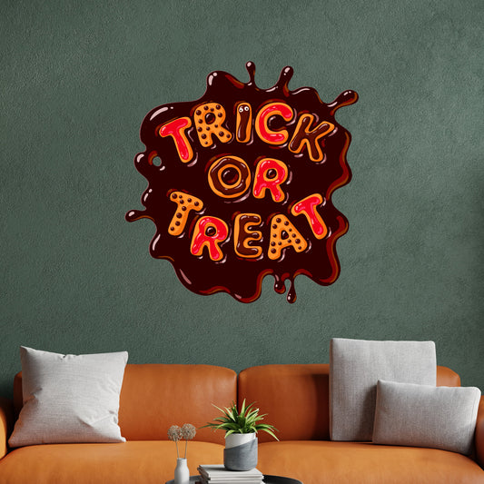 Halloween Wall Sticker - Trick or Treat Decal Wall Art