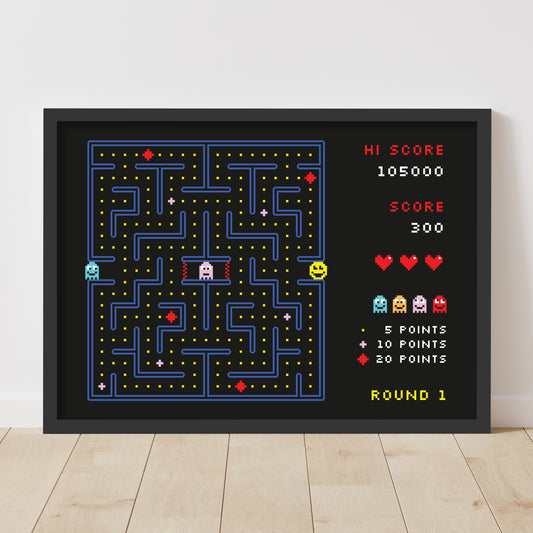 Video Gaming Print - Retro Classic Poster Wall Art