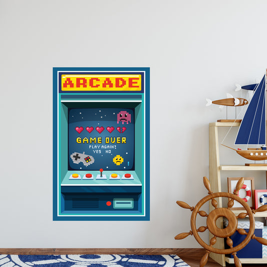 Video Gaming Wall Sticker - Arcade Play Again Decal Wall Art