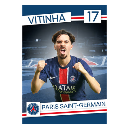 Paris Saint-Germain F.C. Print - Vitinha 24-25 PSG Player