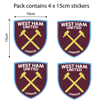 West Ham Football Club - Car Sticker Pack