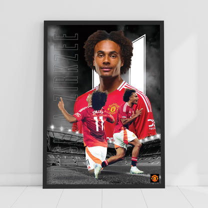 Manchester United FC Print - Zirkzee 24/25 Core Poster