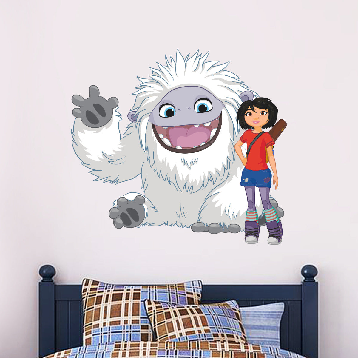 Abominable Yeti and Yi Wall Sticker