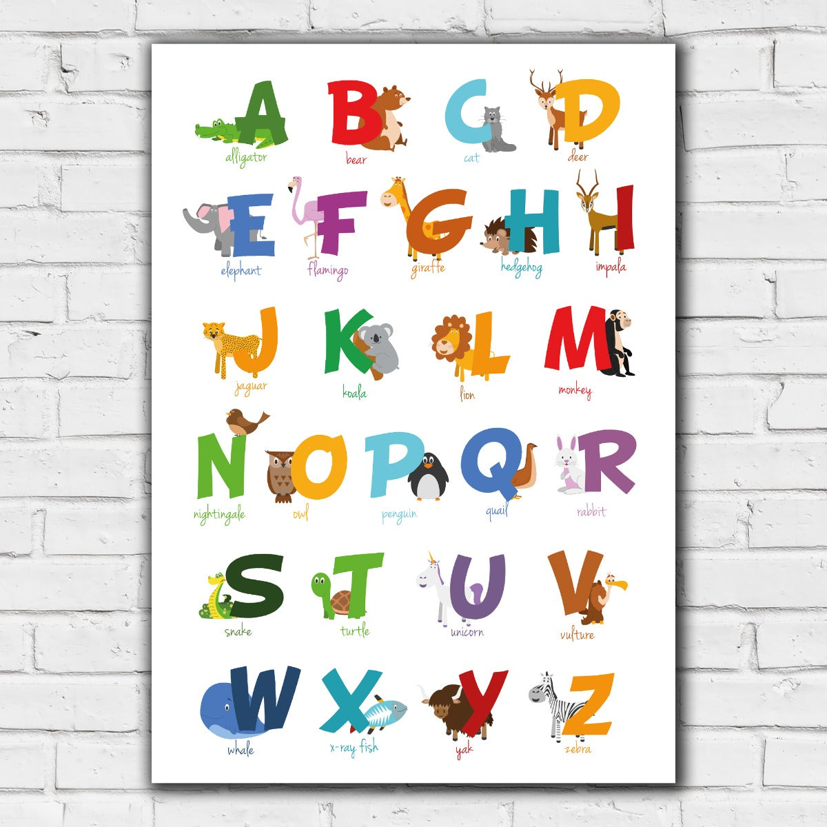 Kids Print - Animal Alphabet