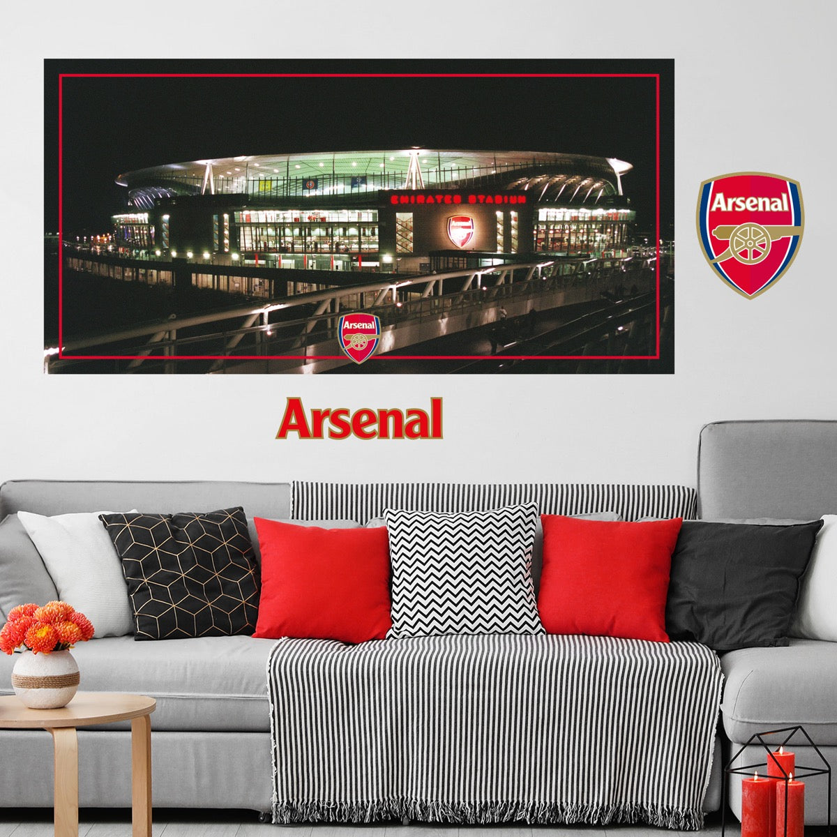 Arsenal Emirates Stadium Outside Wall Sticker