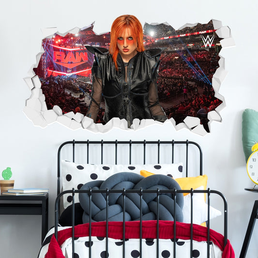 WWE Becky Lynch Broken Wall Sticker