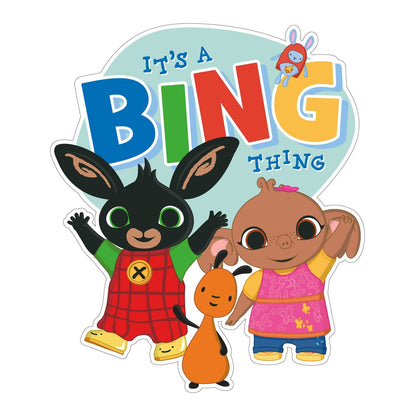 Bing Wall Sticker - Bing Sula and Flop Waving It's a Bing Thing Decal