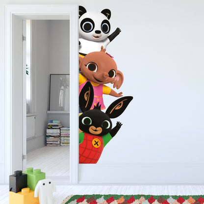 Bing Wall Sticker - Bing Sula and Pando Peeking Wall Decal