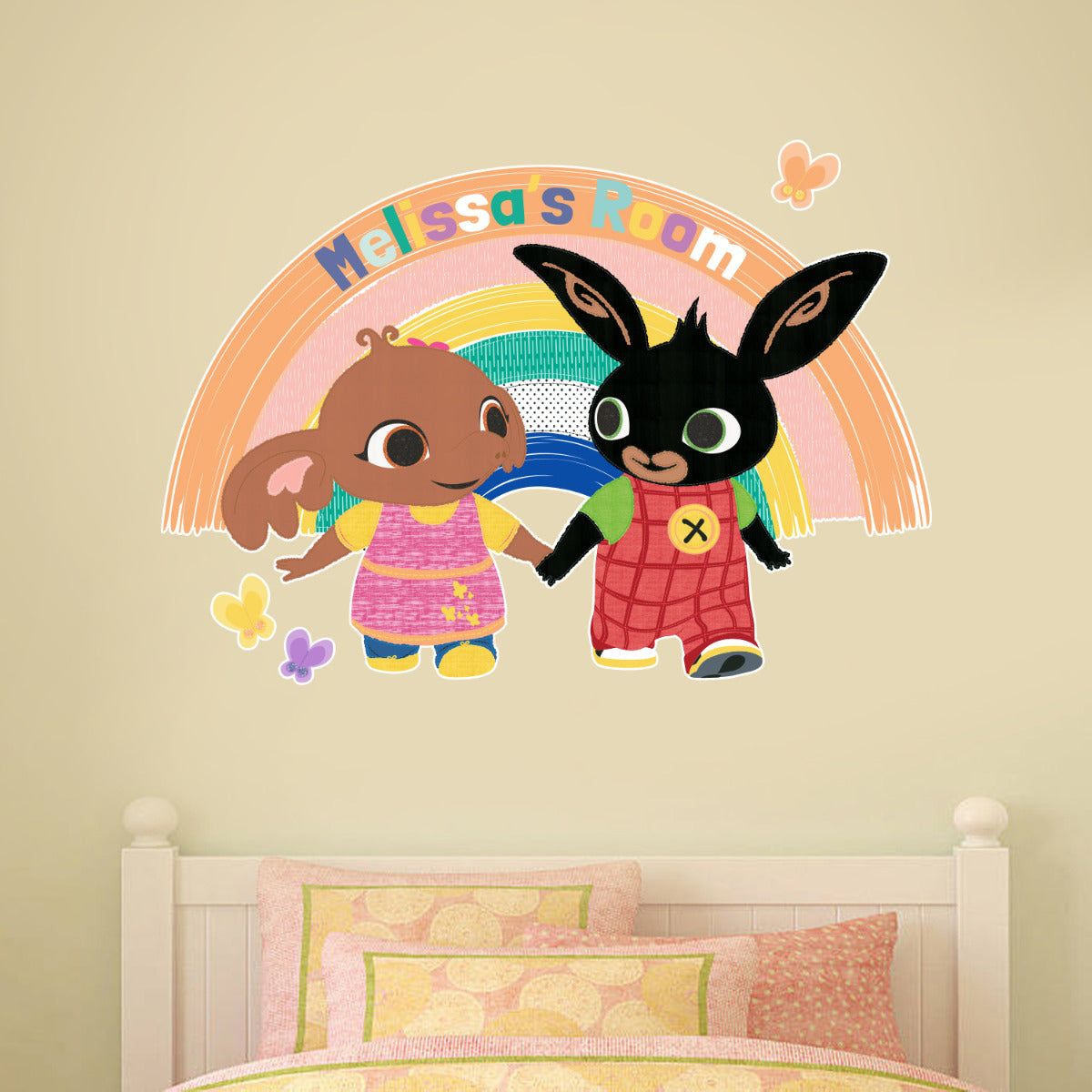 Bing Wall Sticker - Bing and Sula Rainbow Personalised name – www ...