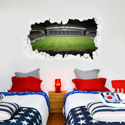 Wigan Athletic Broken Wall Sticker Night Time